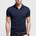 Лучшее качество темно-синий мужские однотонные рубашки поло в продаже